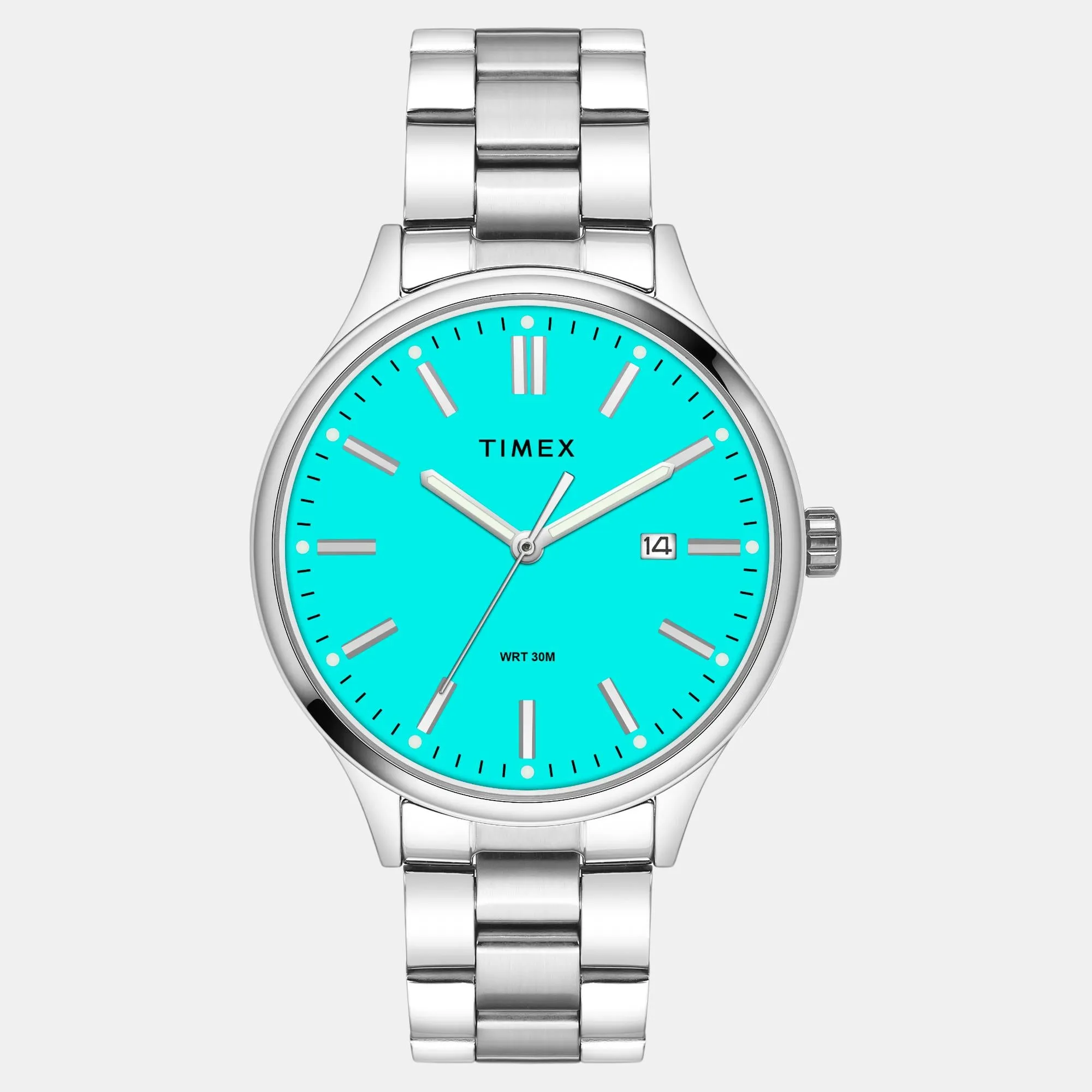 Men Quartz Blue Dial Analog Stainless Steel Watch TWEG18430