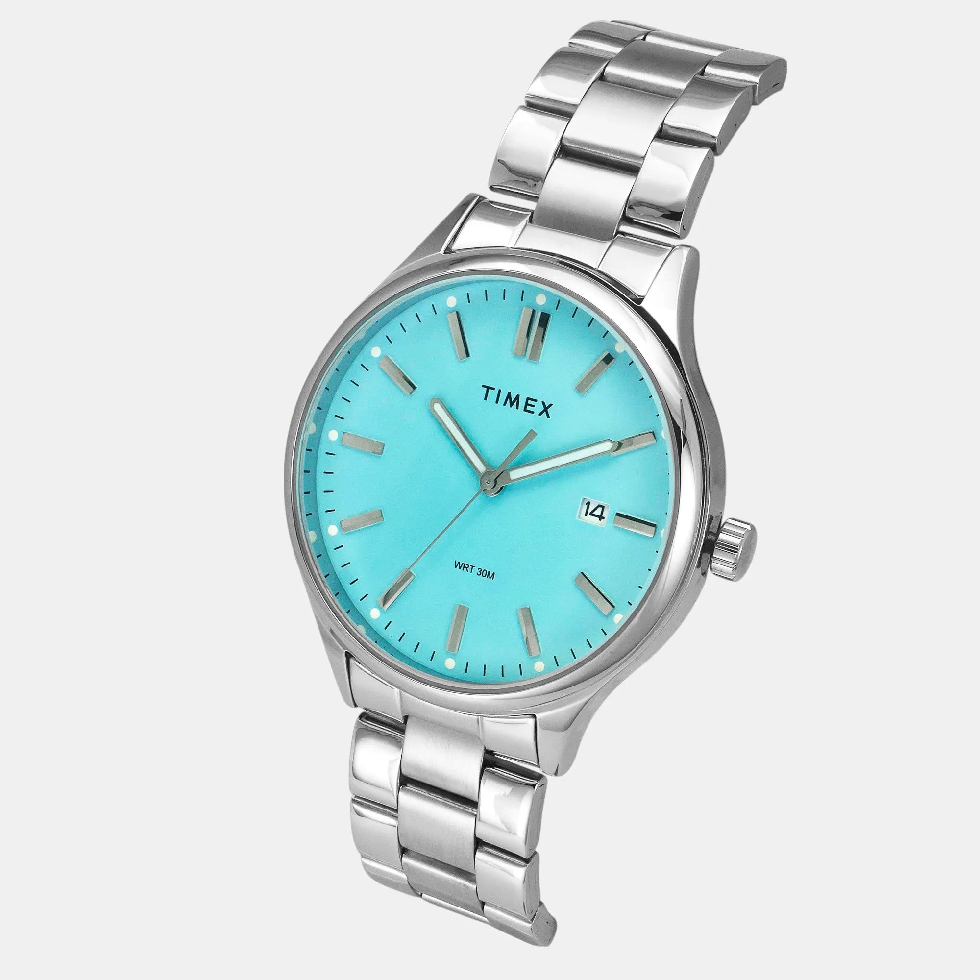 Men Quartz Blue Dial Analog Stainless Steel Watch TWEG18430