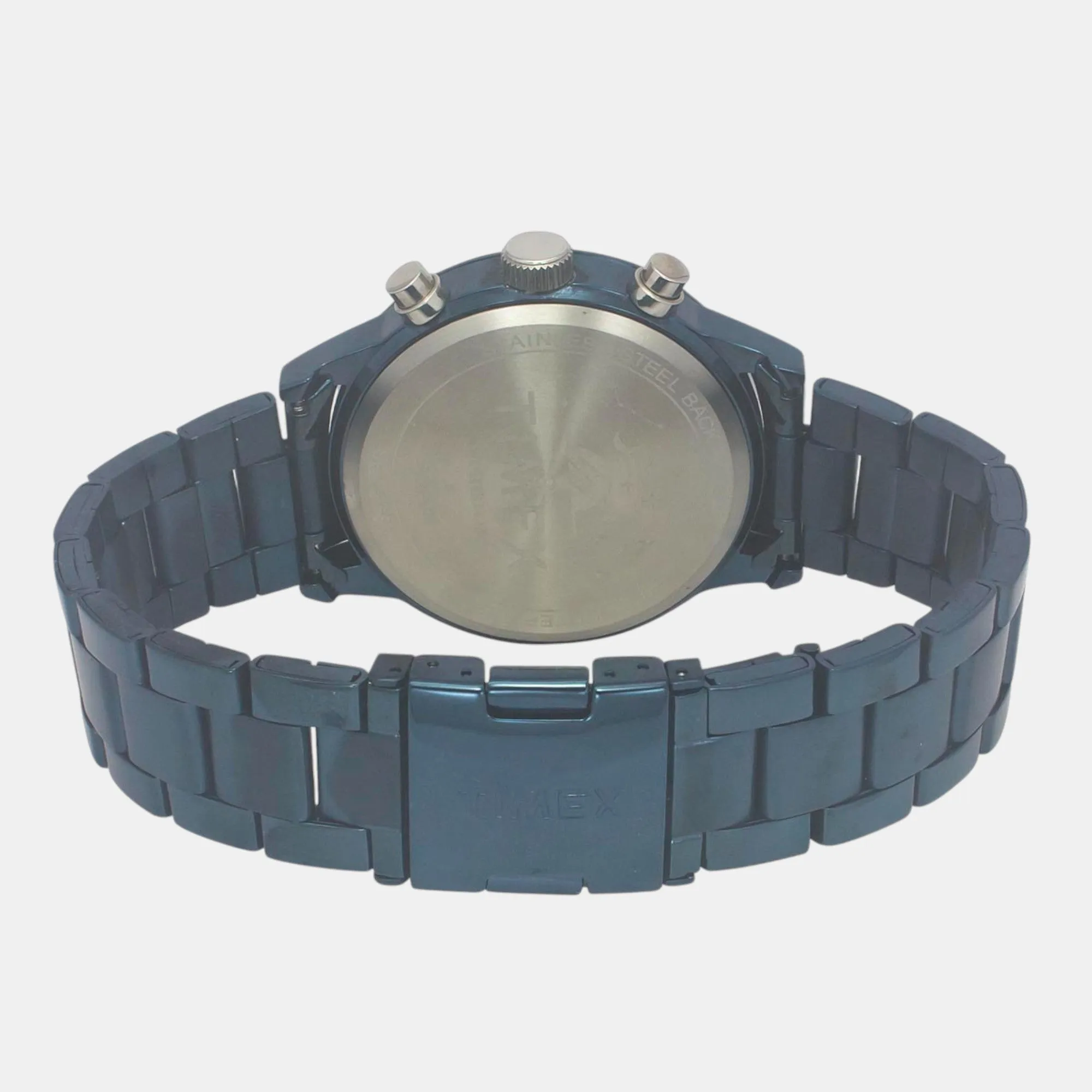 Men Quartz Blue Dial Chronograph Stainless Steel Watch TWEG19934