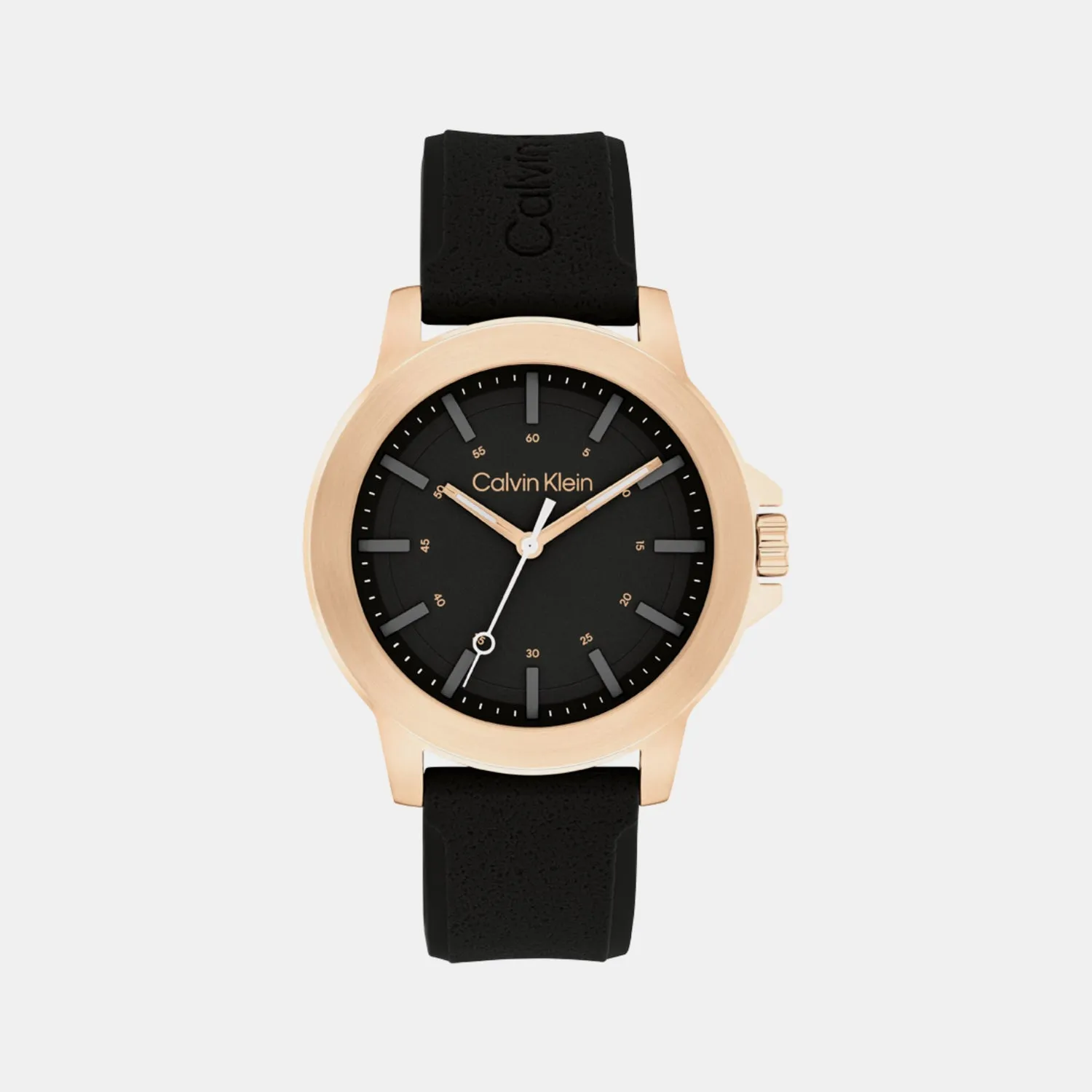 Men Quartz Dark Grey Dial Analog Stainless Steel Watch 25200481