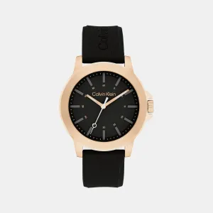 Men Quartz Dark Grey Dial Analog Stainless Steel Watch 25200481