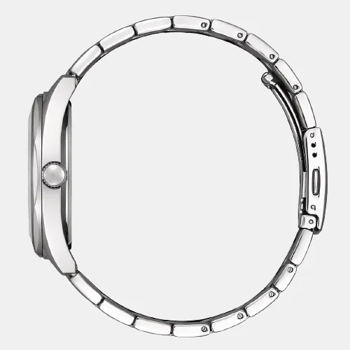 Men Quartz Silver Dial Analog Stainless Steel Watch BI5110-54A