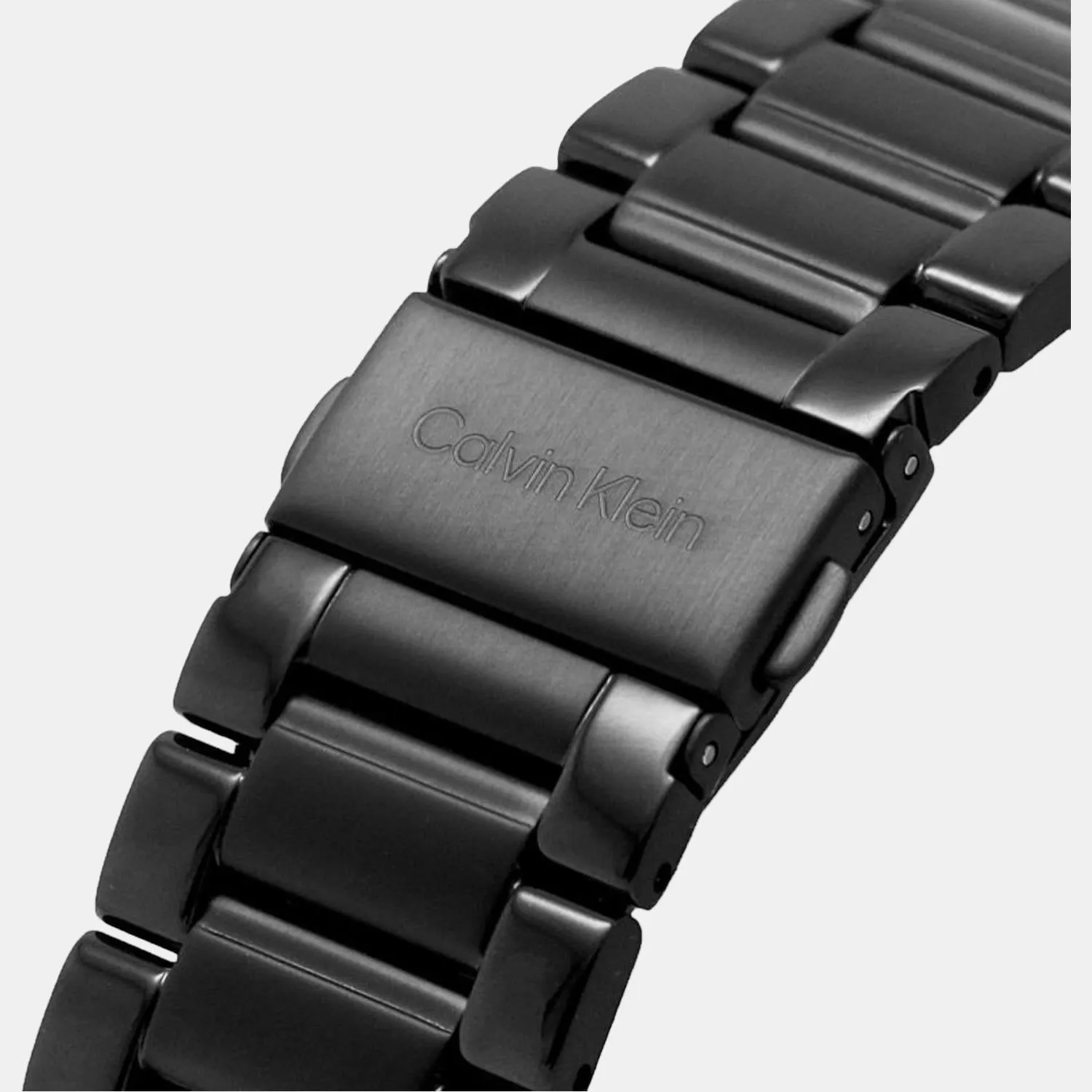 Men's Black Multi-Function Stainless Steel Watch 25200209