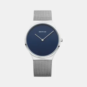 Men's Blue Analog Stainless Steel Watch 12138-007