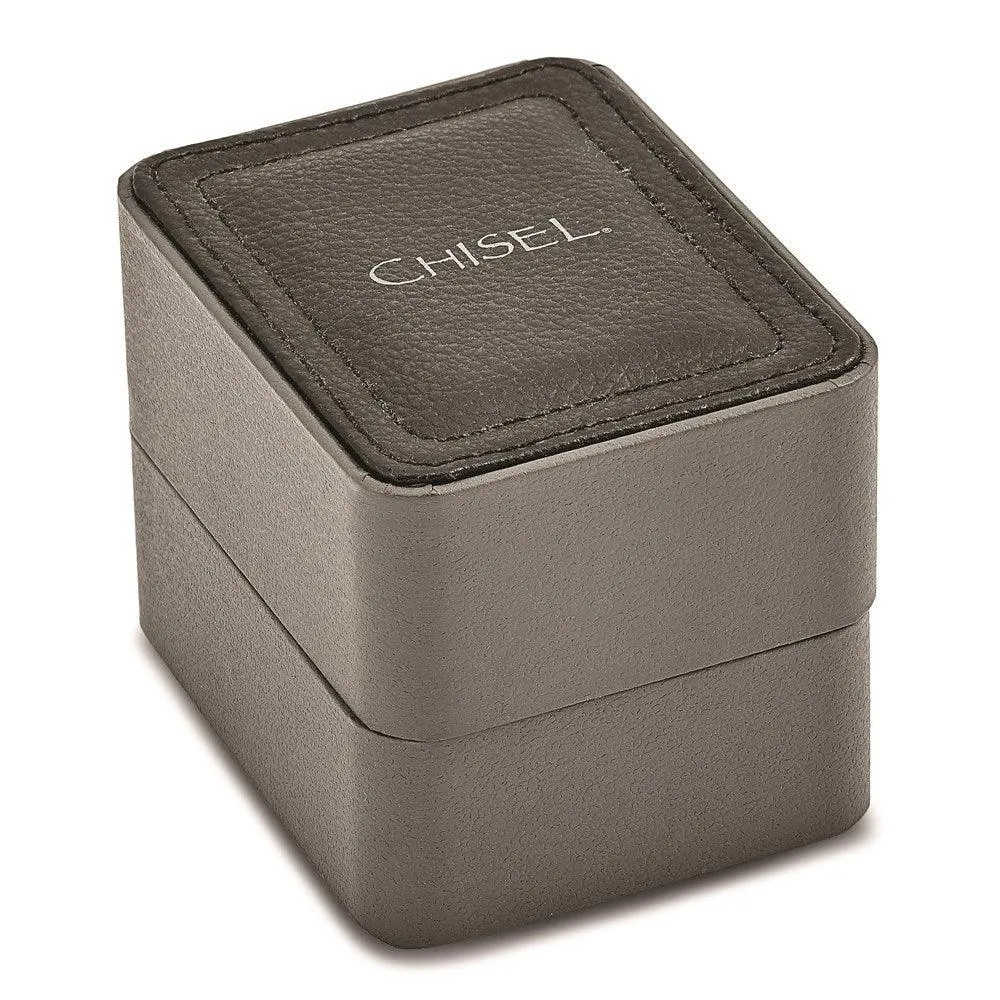 Mens Chisel IP-plated 2-tone Stainless Steel Silver Dial Watch