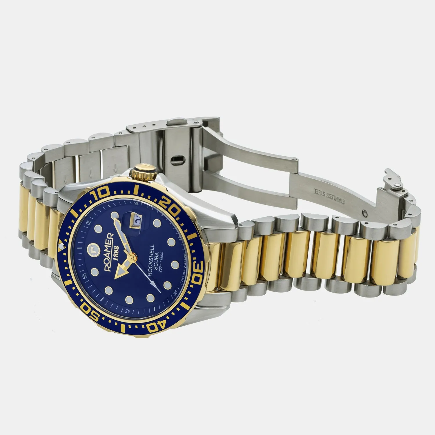 Men's Rockshell Mark Iii Scuba Analog Brass Watch 220858 47 45 50
