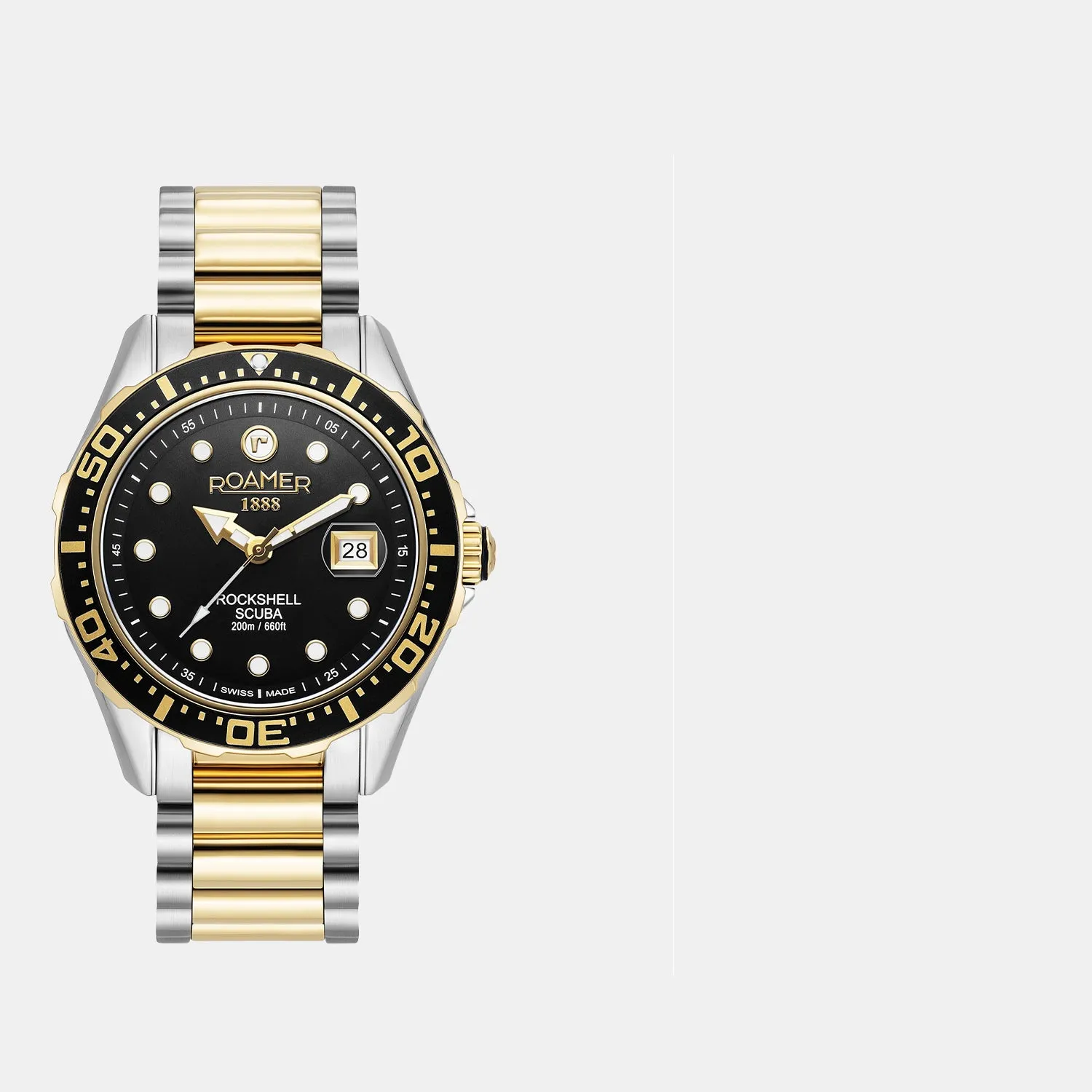 Men's Rockshell Mark Iii Scuba Analog Brass Watch 220858 47 85 50