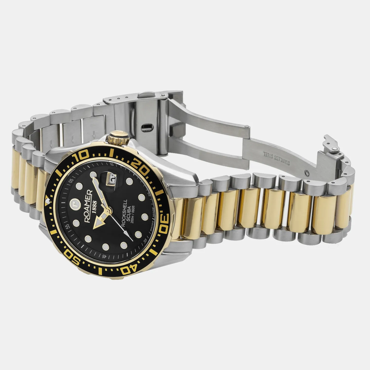 Men's Rockshell Mark Iii Scuba Analog Brass Watch 220858 47 85 50