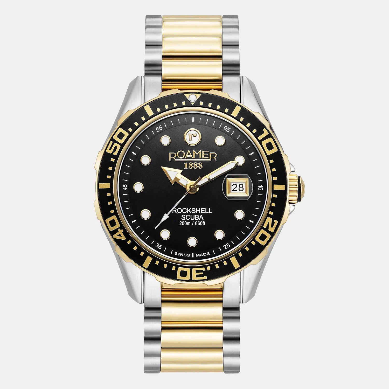 Men's Rockshell Mark Iii Scuba Analog Brass Watch 220858 47 85 50