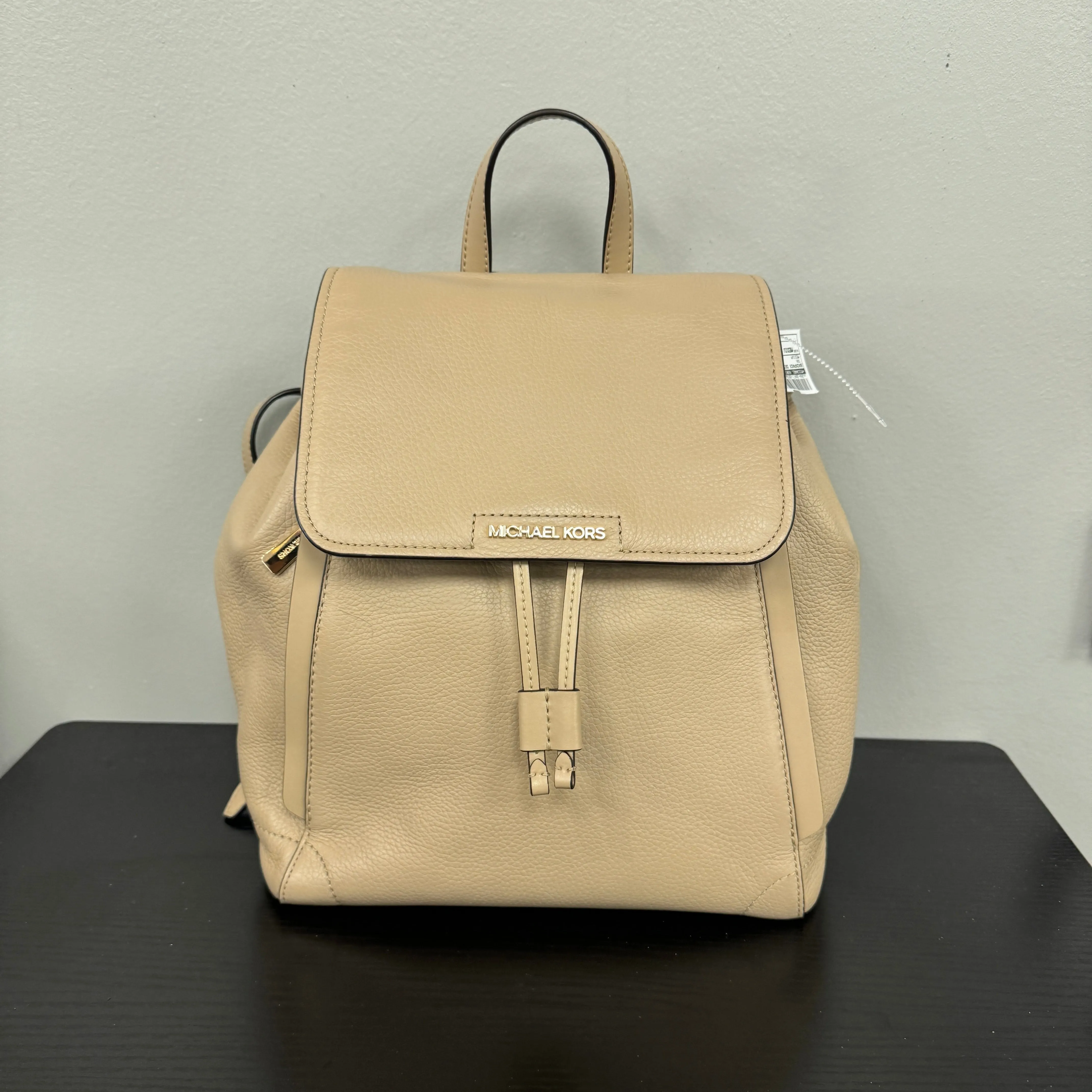 Michael Kors Bags Backpack Designer By Michael Kors In Tan, Size:Medium
