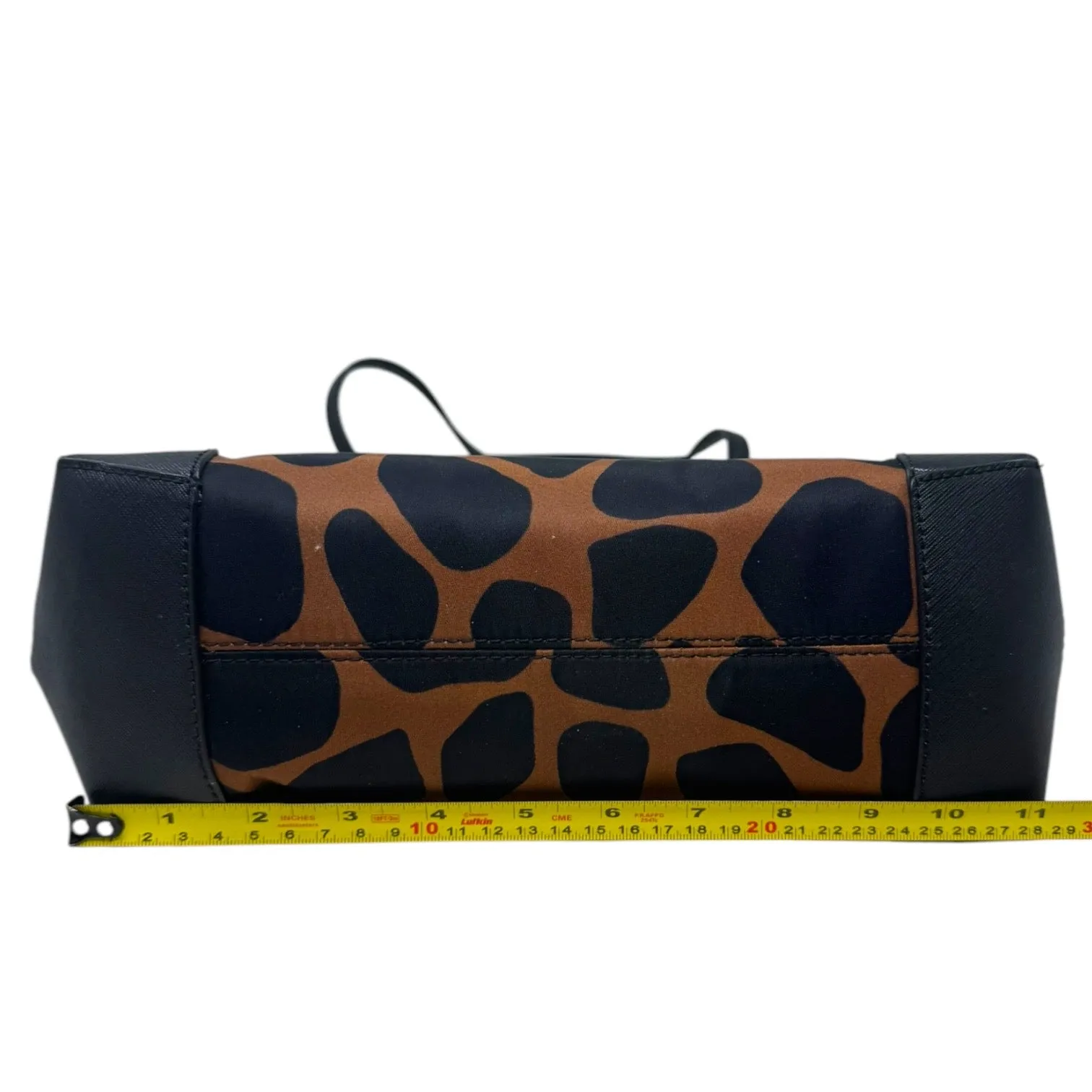 Michael Kors Bags Eva Small Top Zip Tote Designer By Michael Kors Giraffe Print Nylon, Size: Medium