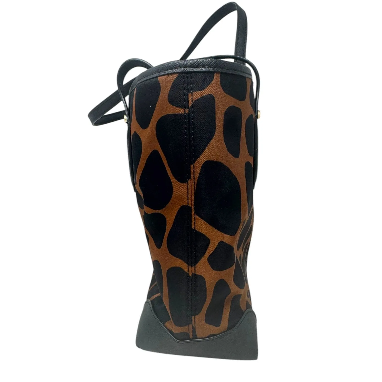 Michael Kors Bags Eva Small Top Zip Tote Designer By Michael Kors Giraffe Print Nylon, Size: Medium