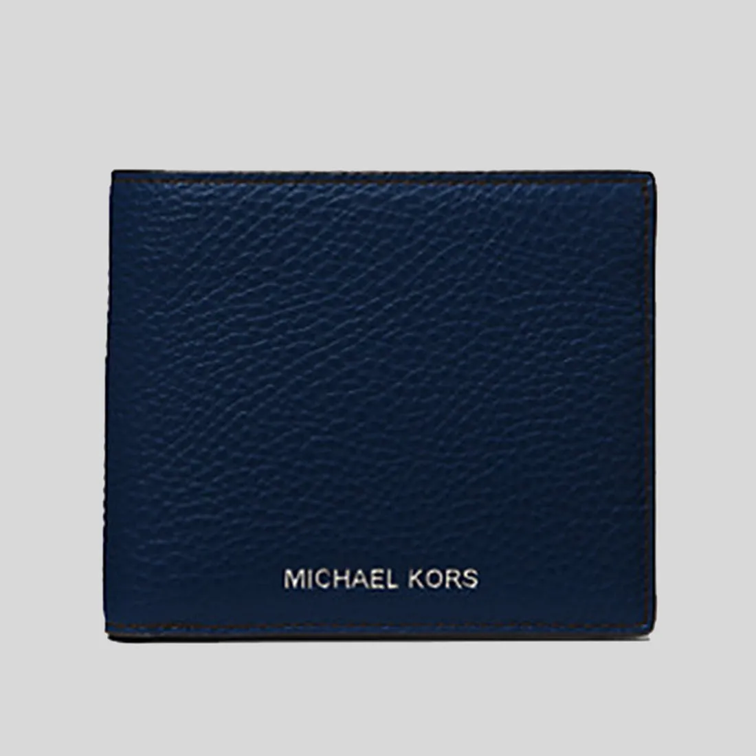 MICHAEL KORS Cooper Billfold Wallet With ID Window Navy 36H3LCOF2L