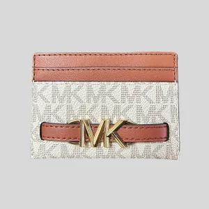 MICHAEL KORS Reed Large Logo Card Case Vanilla 35S3G6RD3B
