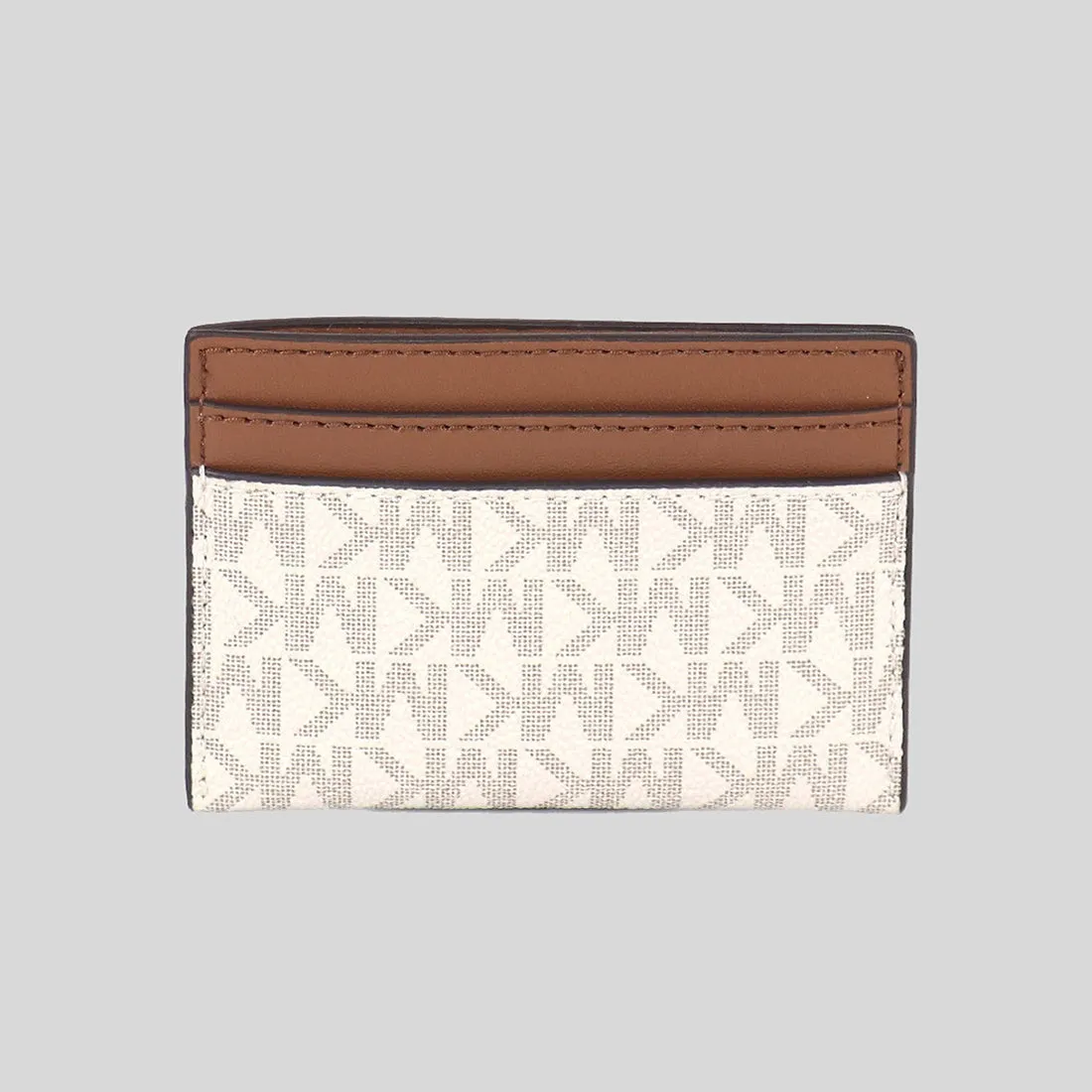 MICHAEL KORS Reed Large Logo Card Case Vanilla 35S3G6RD3B