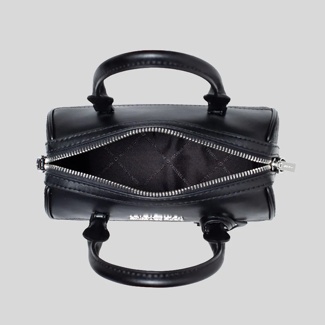 MICHAEL KORS Travel XS Duffle Crossbody Bag in Signature Black 35H3STFC0V