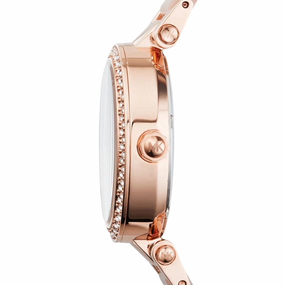 Michael Kors Rose Gold-Tone Mini Parker Watch MK6110