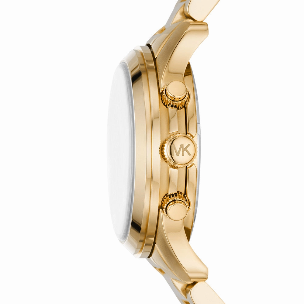 Michael Kors Runway Chronograph Gold-Tone Stainless Steel Watch MK7323