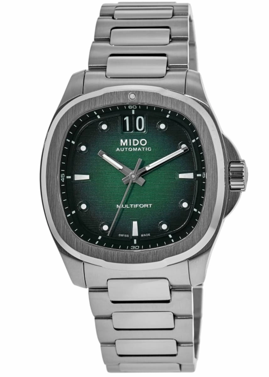 Mido Multifort TV Big Date Green Dial Steel Men's Watch M049.526.11.091.00