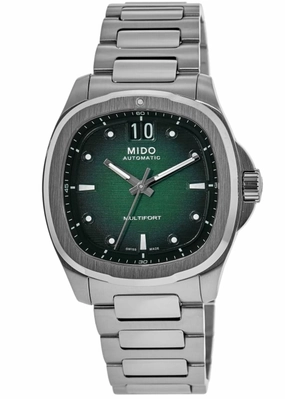 Mido Multifort TV Big Date Green Dial Steel Men's Watch M049.526.11.091.00