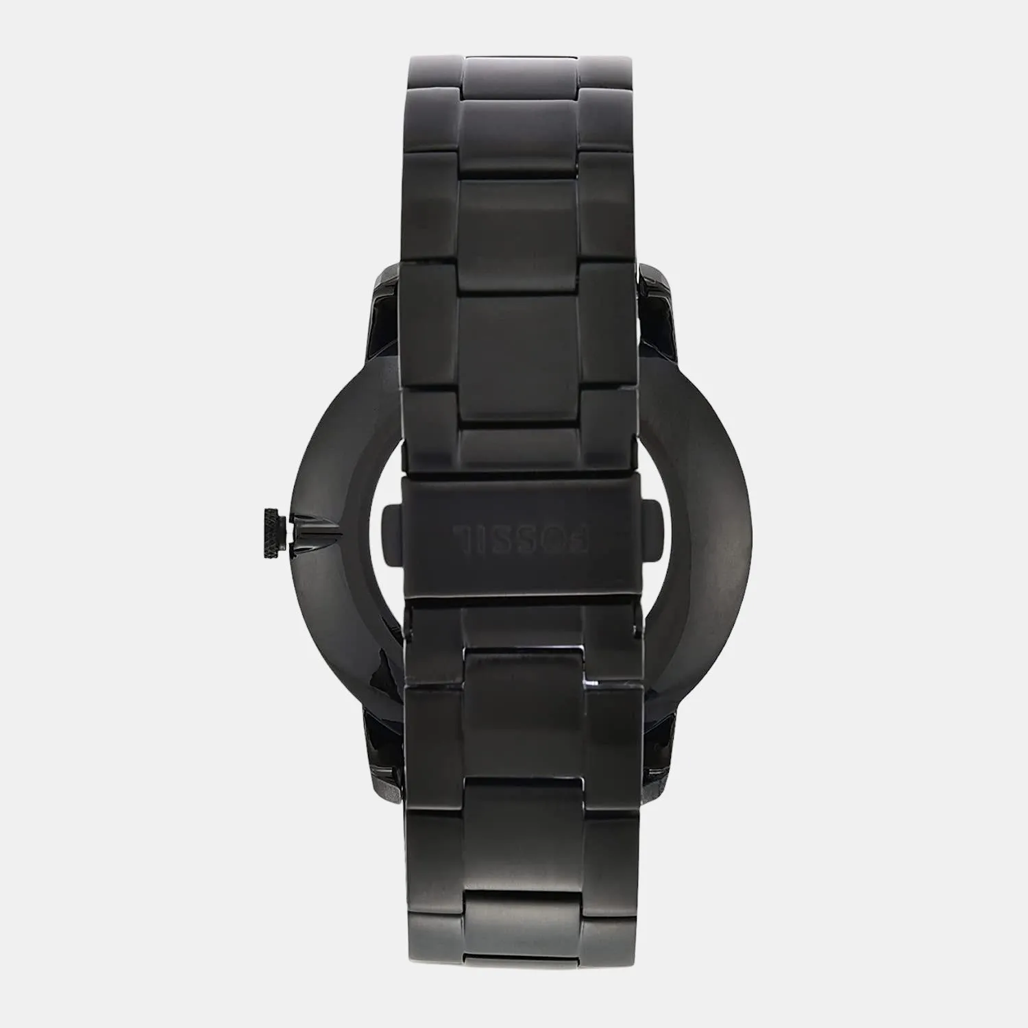 Minimalist Men Quartz Black Dial Analog Stainless Steel Watch FS5308