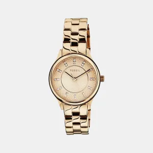 Modern Sophisticate Women Quartz Rose Gold Dial Analog Stainless Steel Watch BQ1571