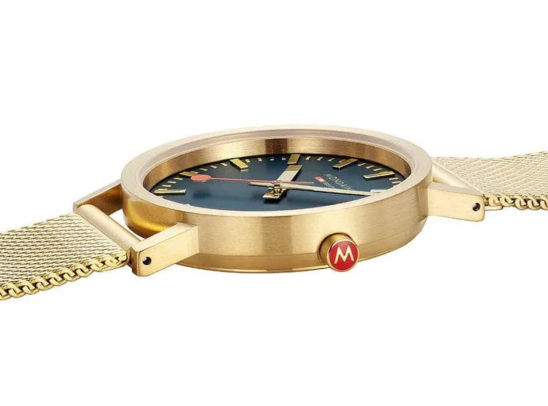 Mondaine Classic Deep Ocean Blue Watch