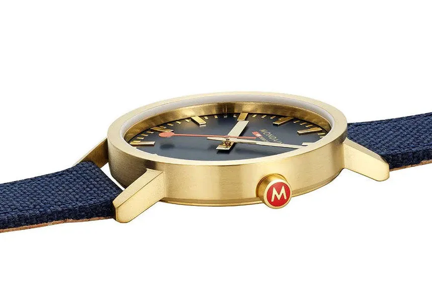 Mondaine Classic Deep Ocean Blue Watch