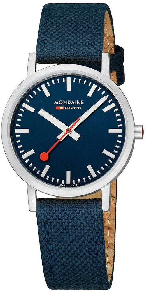 Mondaine Classic Deepest Blue Watch