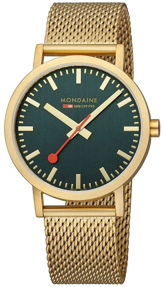 Mondaine Classic Forest Green Watch