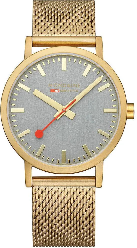 Mondaine Classic Good Gray Watch
