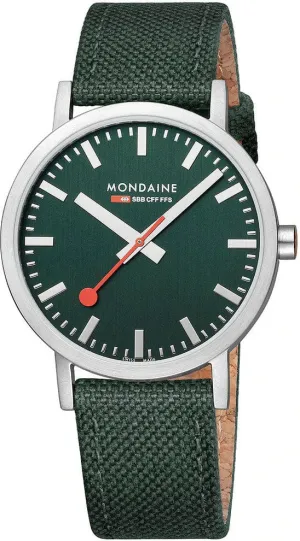 Mondaine Classic Park Green Watch