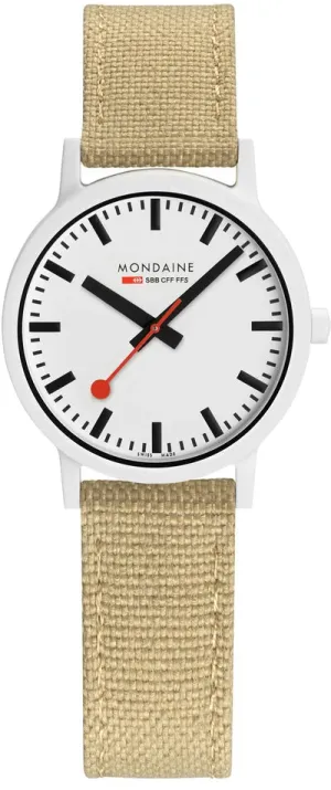 Mondaine Essence White D Watch