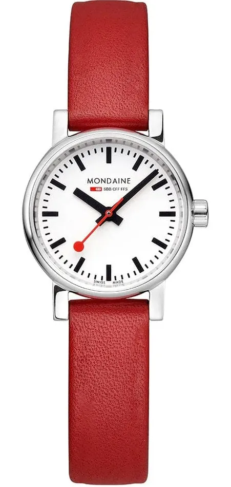 Mondaine Evo2 26mm Grape Leather Watch