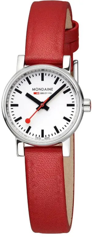 Mondaine Evo2 26mm Grape Leather Watch
