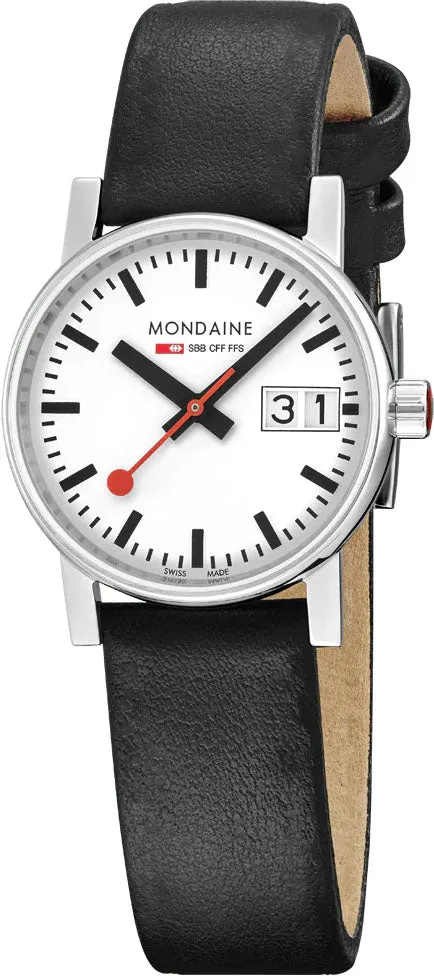 Mondaine Evo2 30mm Grape Leather Watch