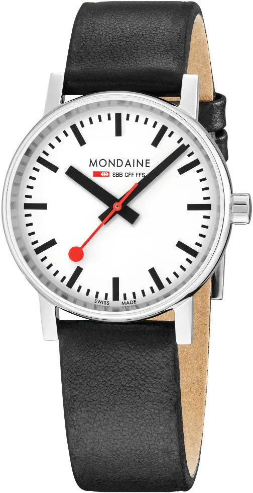 Mondaine Evo2 35 mm Grape Leather Watch
