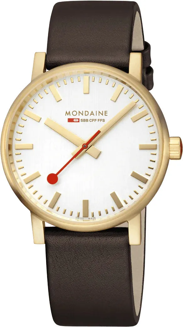 Mondaine Evo2 40mm Grape Leather Watch