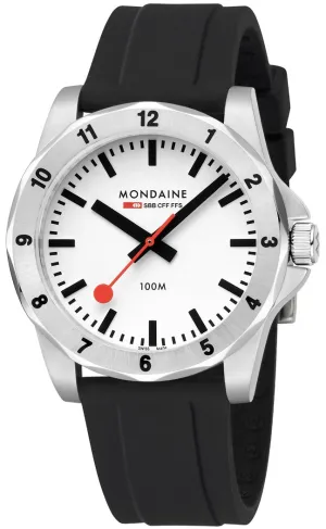 Mondaine Numeri White Watch