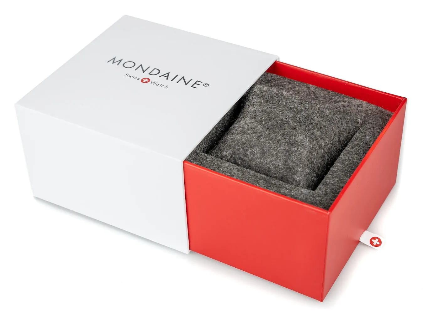 Mondaine SBB Stop2Go Black Grape Leather Watch