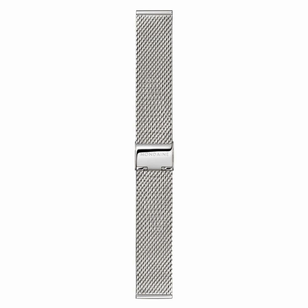 Mondaine Evo2 Stainless Steel White Dial Watch MSE.40110.SM