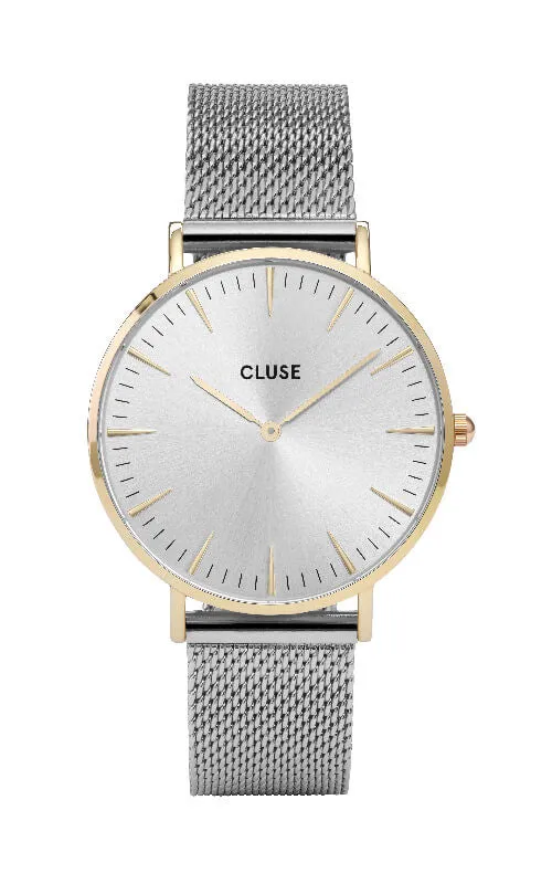 Montre CLUSE La Bohme Boho Chic Mesh Gold/Silver CL18115
