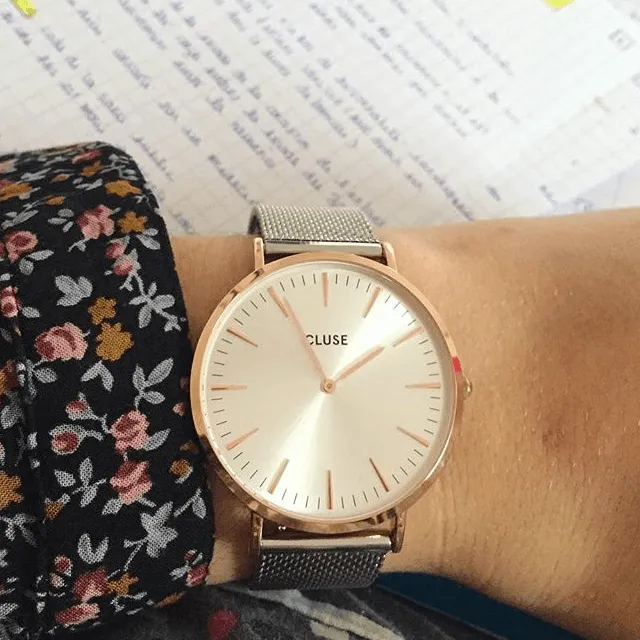 Montre CLUSE La Bohme Boho Chic Mesh Rose Gold/Silver CW0101201006