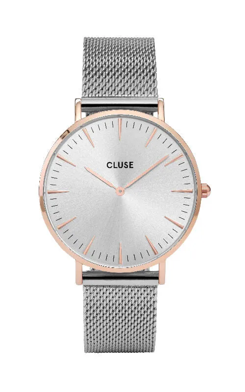 Montre CLUSE La Bohme Boho Chic Mesh Rose Gold/Silver CW0101201006