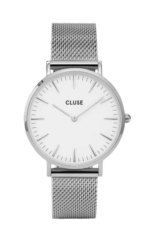 Montre Cluse La Bohme Boho Chic Mesh Silver/White CW0101201002