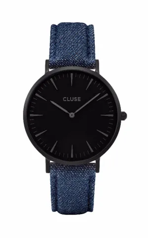 Montre CLUSE La Bohme Full Black/Blue Denim CL18507