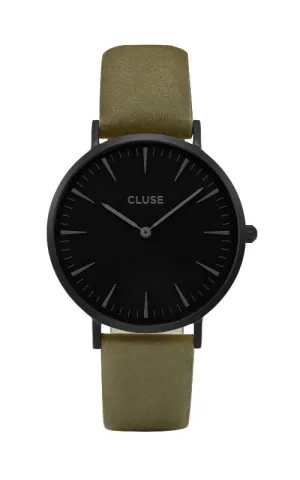 Montre CLUSE La Bohme Full Black/Olive Green CL18502