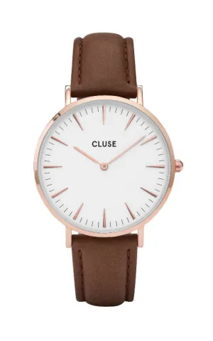 Montre CLUSE La Bohme Rose Gold-Brown CL18010