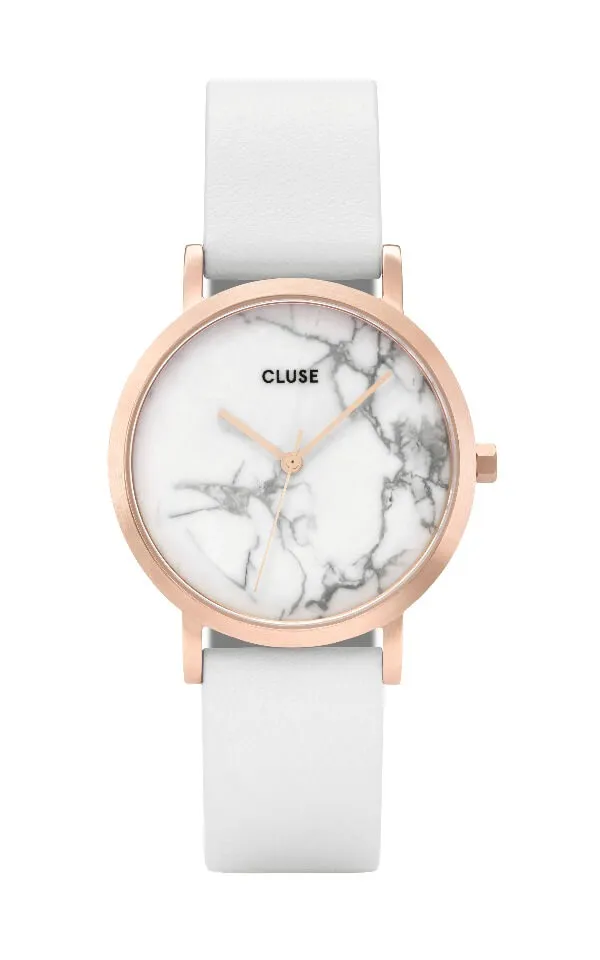 Montre CLUSE La Roche Petite Rose Gold White Marble/White CL40110