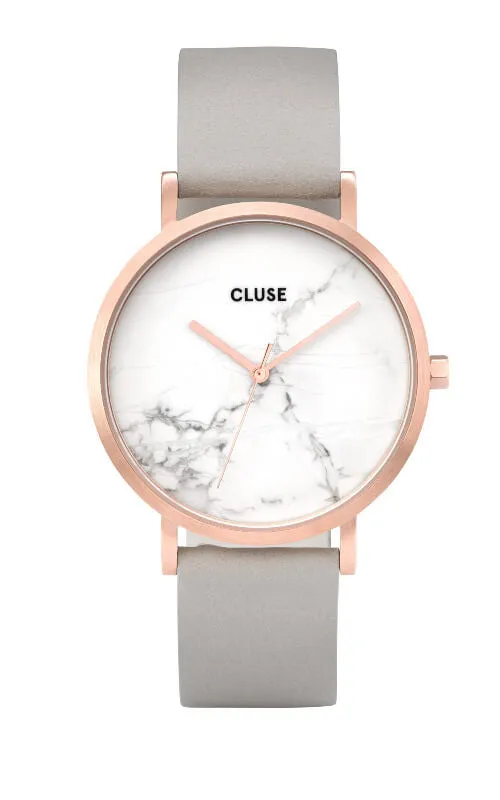 Montre CLUSE La Roche Rose Gold White Marble Grey CL40005